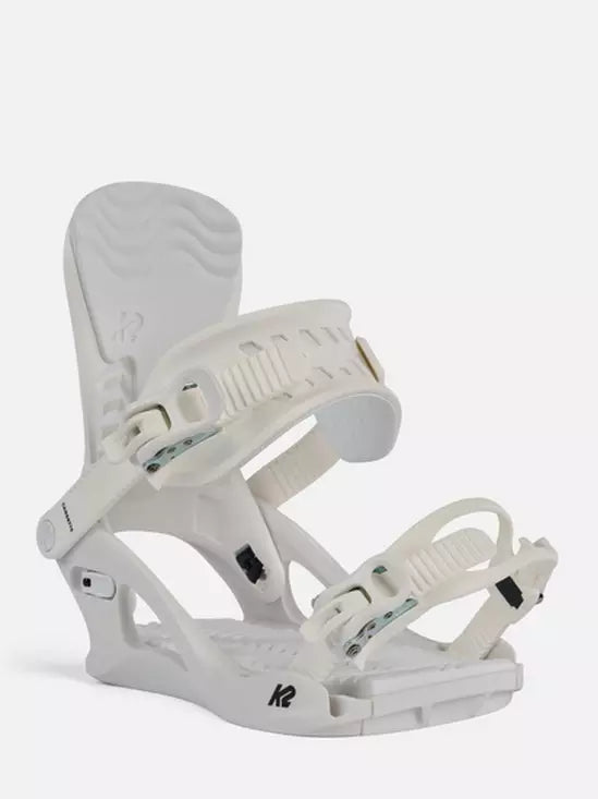k2 charm frost ski women's snowboard bindings 2025 K2 CASSETTE WOMEN SNOWBOARD BINDING – Ski Pro Shop